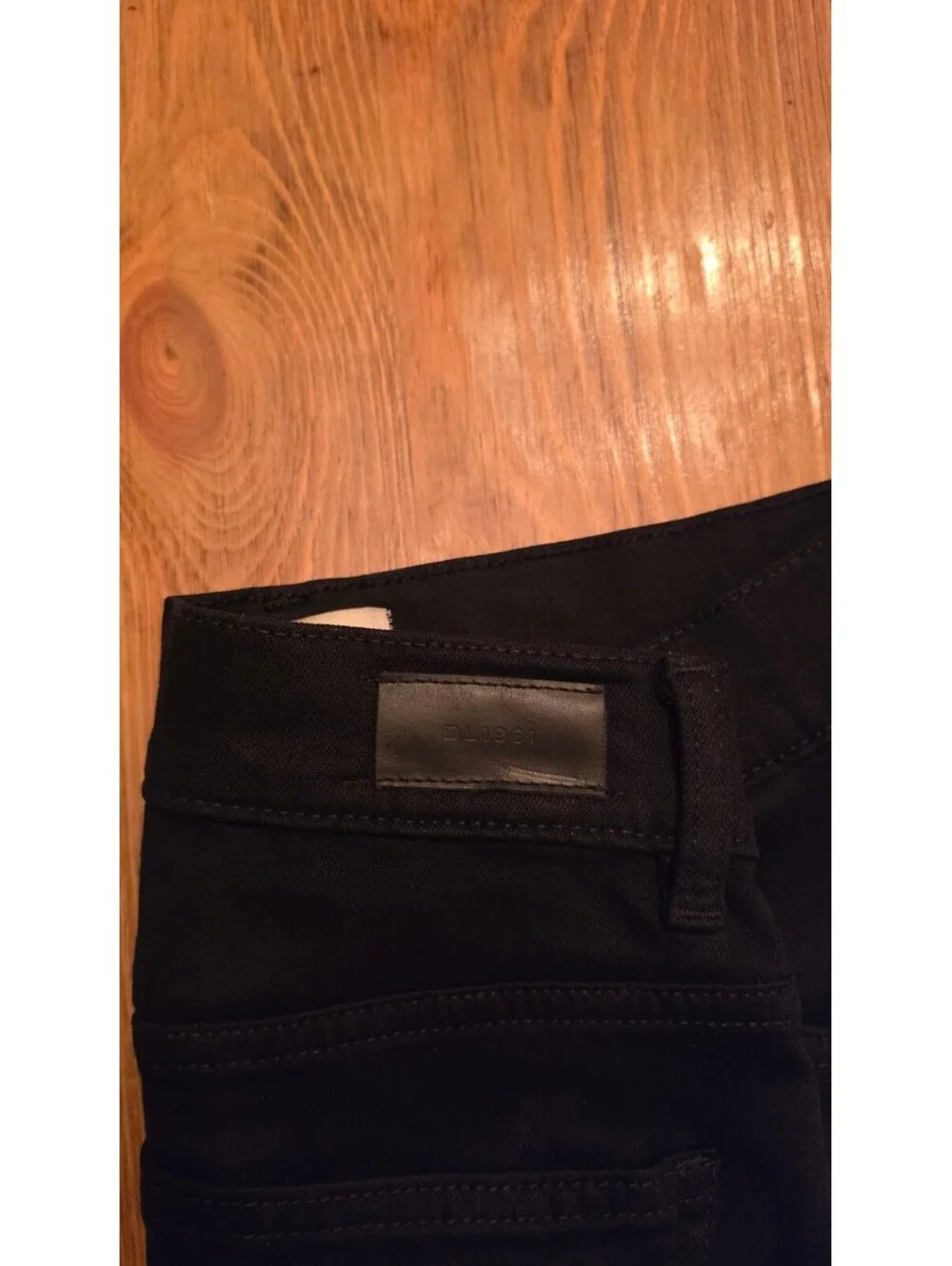 DL1961 Black High Rise Wide Leg Jeans Women's Size 28